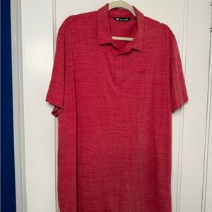 Travis Mathew Red Polo Shirt